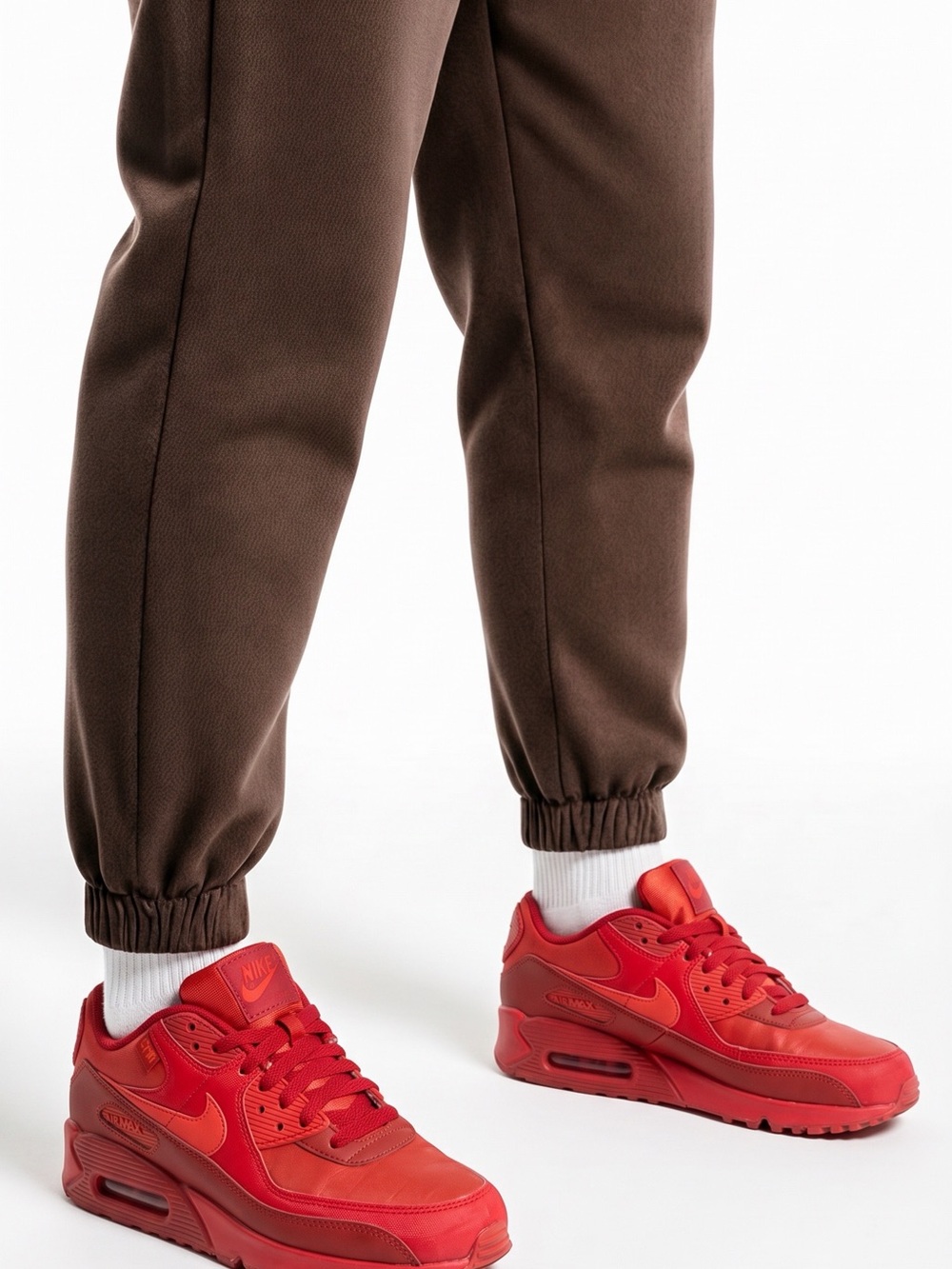 Nike Men’s Red Low-Top Athletic Sneakers
